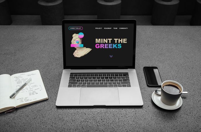 mint the greek nft project made by jd innovation studio agency marketing in portugal agencia de marketing em portugal